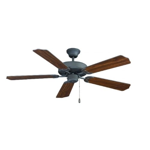 Royal Pacific 52-in 39W Royal Star Ceiling Fan, 5-Walnut Blades, Oil Rubbed Bronze