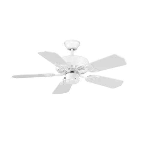 Royal Pacific 30-in 28W Royal Knight II Ceiling Fan, 5-White Blades, White
