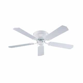 Royal Pacific 30-in 40W Royal Knight Hugger Ceiling Fan, 5-White Blades, White