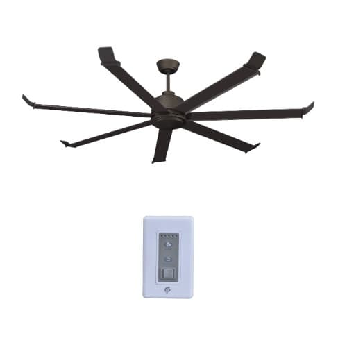 Royal Pacific 70-in 40W Arctic II Ceiling Fan, 7-Bronze Blades, Oil Rubbed Bronze