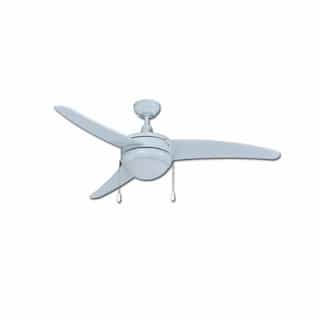 50-in 57W Contempo I Ceiling Fan w/ LED Kit, 3-White Blades, White