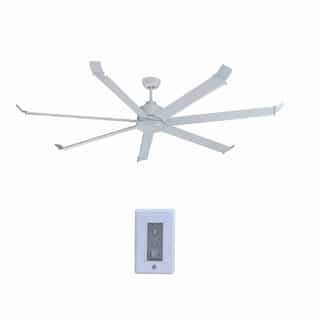 Royal Pacific 80-in 47W Arctic II Ceiling Fan, 7-White Blades, White