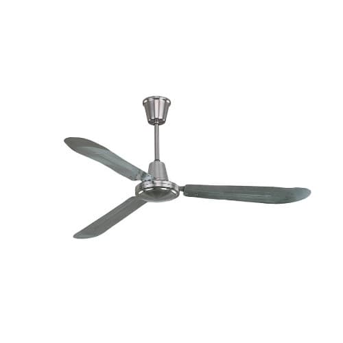 Royal Pacific 56-in 59W Industrial Ceiling Fan, 3-Aluminum Blades, Aluminum