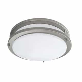 34W LED Ceiling Flush Mount Fixture, Dimmable, 3000K, 2454 lm, BN