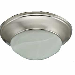 15W LED Ceiling Flush Mount Fixture, Dimmable, 3000K, 780 lm, OB