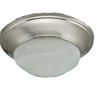 15W LED Ceiling Flush Mount Fixture, Dimmable, 3000K, 780 lm, White