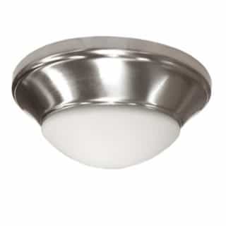 25W LED Ceiling Mount, Dimmable, 3000K, 1400 lm, Brushed Nickel