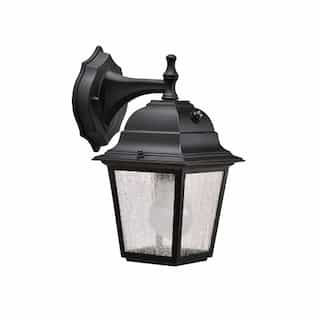 11-in 9W LED Outdoor Wall Lantern, E26, 1-Light, 120V, 3000K, Black