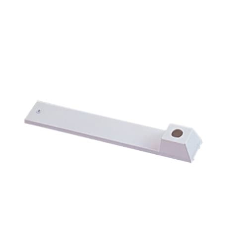 Wireway Cover for Track Lighting Track, White