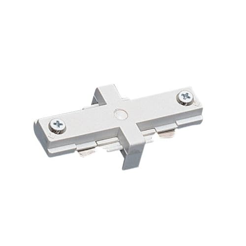 Royal Pacific Connector for Track Lighting Track, Mini-Straight, Brushed Aluminum