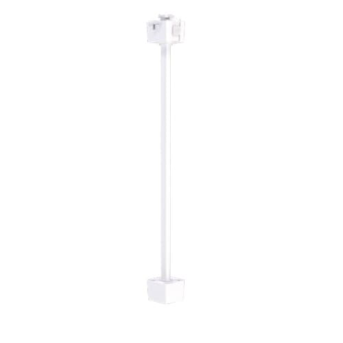 Royal Pacific 12-in Extension Wand for Track Lighting Track, White