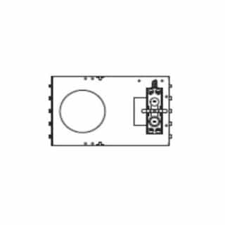 4-in New Construction Mounting Plate for Downlight, Non-IC Rated