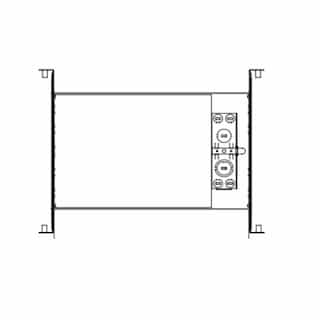 Royal Pacific 4-in New Construction Mounting Plate for Downlight, IC Rated