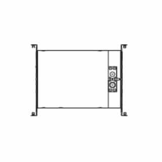 Royal Pacific 8-in New Construction Mounting Plate for Downlight, IC Rated