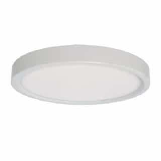 15.5W 7-in LED Slim Round Disk, Dimmable, 90CRI, 3000K, Brushed Nickel
