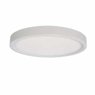 15.5W 7-in LED Slim Round Disk, Dimmable, 90CRI, 3000K, White