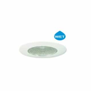 Royal Pacific 35W 4-in LED Shower Trim for Airtight Housing Downlight, Wet, Fresnel