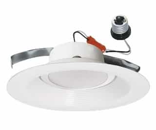 Royal Pacific 4-in 9W LED Recessed Trim, Baffle, 572 lm, 120V, 3000K, White