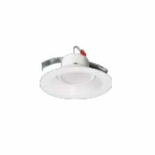 Royal Pacific 10.3W 4-in LED Baffle Trim for FR Airtight Downlight, 905 lm, 120V, WH