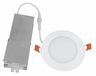 Royal Pacific 4-in 11.2W LED Ultra-Thin Downlight, 670 lm, 120V, 3000K, White