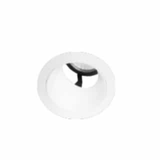 2-in Round Reflector Cone Trim, Adjustable, White
