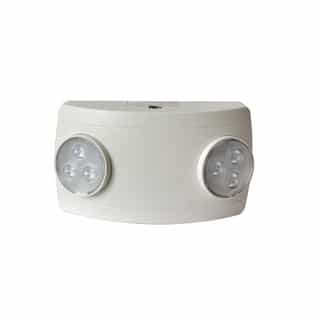 1.5W LED Emergency Light, Wide, 300 lm, 120V-277V, White