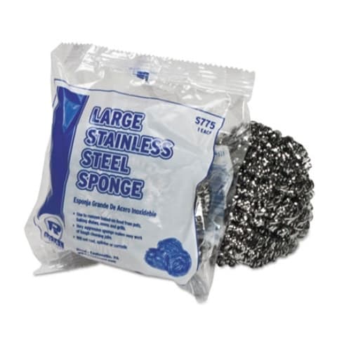 Royal Paper 12 Count, Polybagged Large Stainless Steel Sponge-1.75-oz