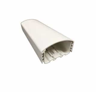 4-ft Cover Guard Lineset Cover Duct, 3-in Diameter, White