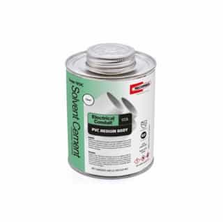 1 Qt. Electrical Conduit 633L Low-VOC Solvent Cement, Gray