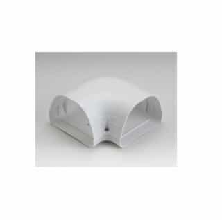4.5-in Fortress Lineset Cover Flat Ell, 90 Degree, White