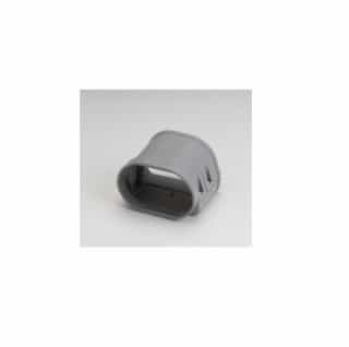 3.5-in Fortress Lineset Cover Flex Adaptor, Gray