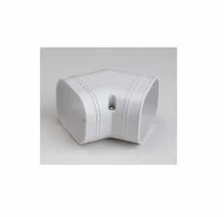 2.75-in Slimduct Lineset Cover Flat Ell, 45 Degree, White