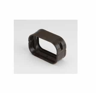 3.75-in Slimduct Lineset Cover Flexible Adaptor, Brown