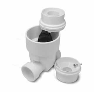 3-in Clean Check Extendable Backwater Valve, PVC 