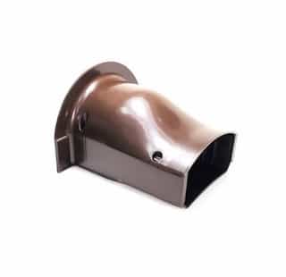 4.5-in Cover Guard Lineset Cover Soffit Inlet, Brown