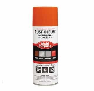 Rust-oleum 12oz Hi-Gloss Safety Orange Industrial Choice Enamel Aerosol