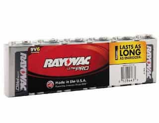 Ray-O-Vac 9V Maximum Alkaline Shrink Pack Batteries