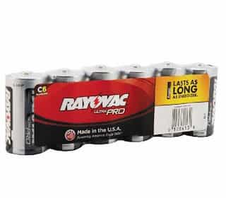 Ray-O-Vac C 1.5V Maximum Alkaline Shrink Pack Batteries