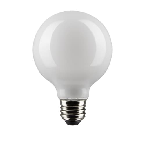 4.5W LED G25 Bulb, E26, Dimmable, 350 lm, 120V, 3000K, White