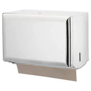 San Jamar White Steel Towel Dispenser for Singlefold 10-3/4X6X7-1/2