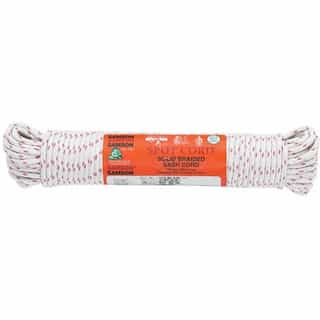White Synthetic Solid Braided Sash Cord