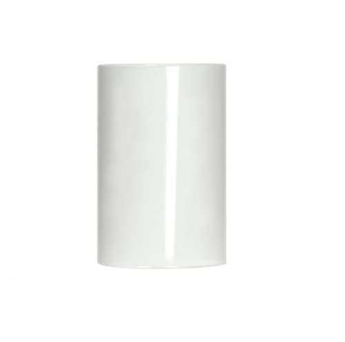 2-in Oversize Plastic Candle Cover, 1-1/4-in/1-5/16-in Diameter, White