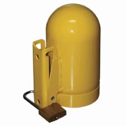 3 1/8" Steel Yellow High Pressure Cylinder Caps