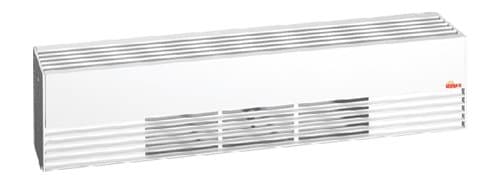 1050W Sloped Architectural Baseboard, Low Density, 208 V, Silica White