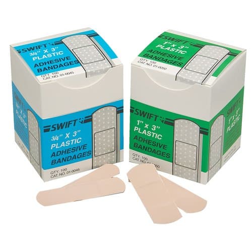 Swift First-Aid Fingertip "T" Fabric Adhesive Bandages