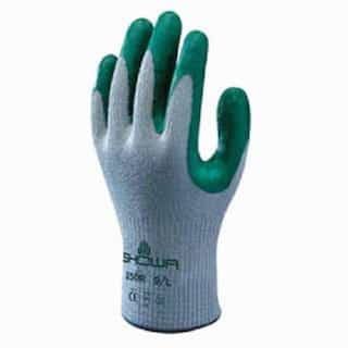 Green/Gray Large Atlas Fit 350 Nitrile-Coated Gloves