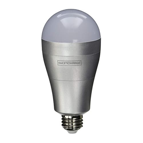 SmartCharge 8W Rechargeable Emergency LED Light Bulb, A21, 630 lm, 2700K