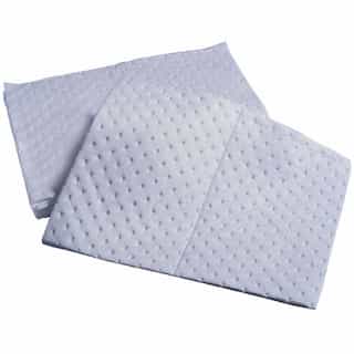 15"X19" 24 Gallon Gray Dimpled Universal Sorbent Pads