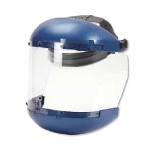380 Series Ratcheting Headgear w/ Anti-Fog Faceshield, Blue