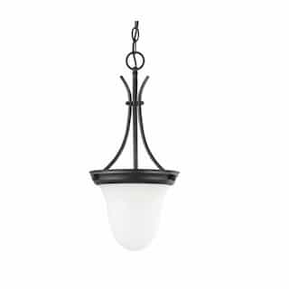 Nuvo 10" 100W Pendant Light w/ Frosted Glass, Mahogany Bronze